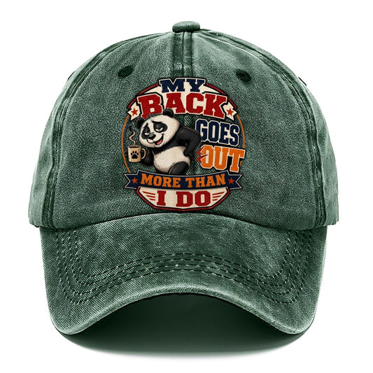 My Back Goes Out Classic Cap – Forest Mist