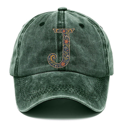 Wildflower J Monogram Classic Cap – Forest Mist