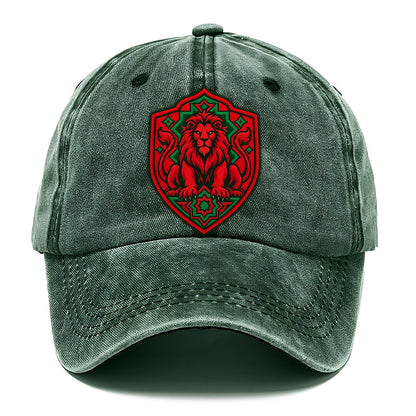 Morocco Minimal Emblem Country Logos Classic Cap – Forest Mist