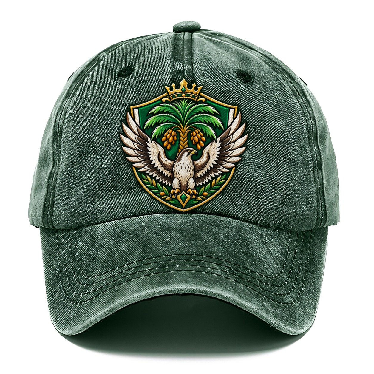 Saudi Arabia Heraldic Crest Country Logos Classic Cap – Forest Mist