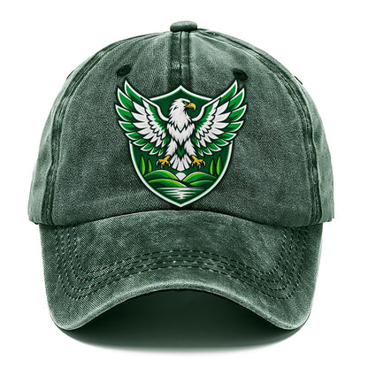 Nigeria Minimal Emblem Country Logos Classic Cap – Forest Mist