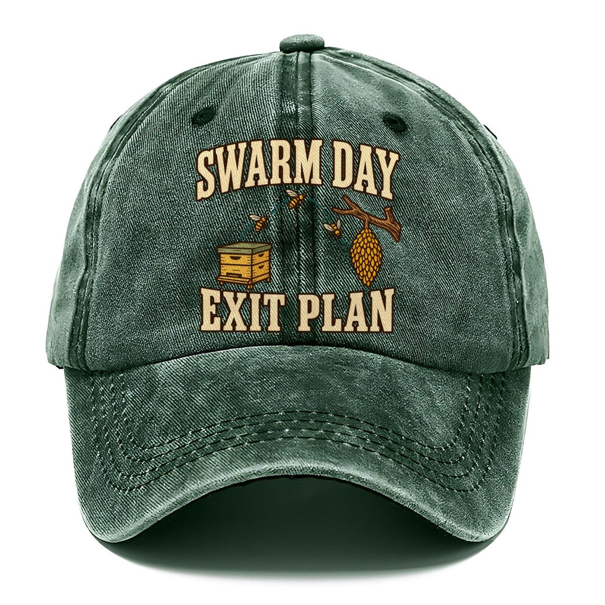 Swarm Day Exit Plan Beekeeping Classic Cap – Forest Mist