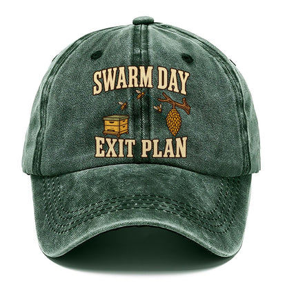 Swarm Day Exit Plan Beekeeping Classic Cap – Forest Mist