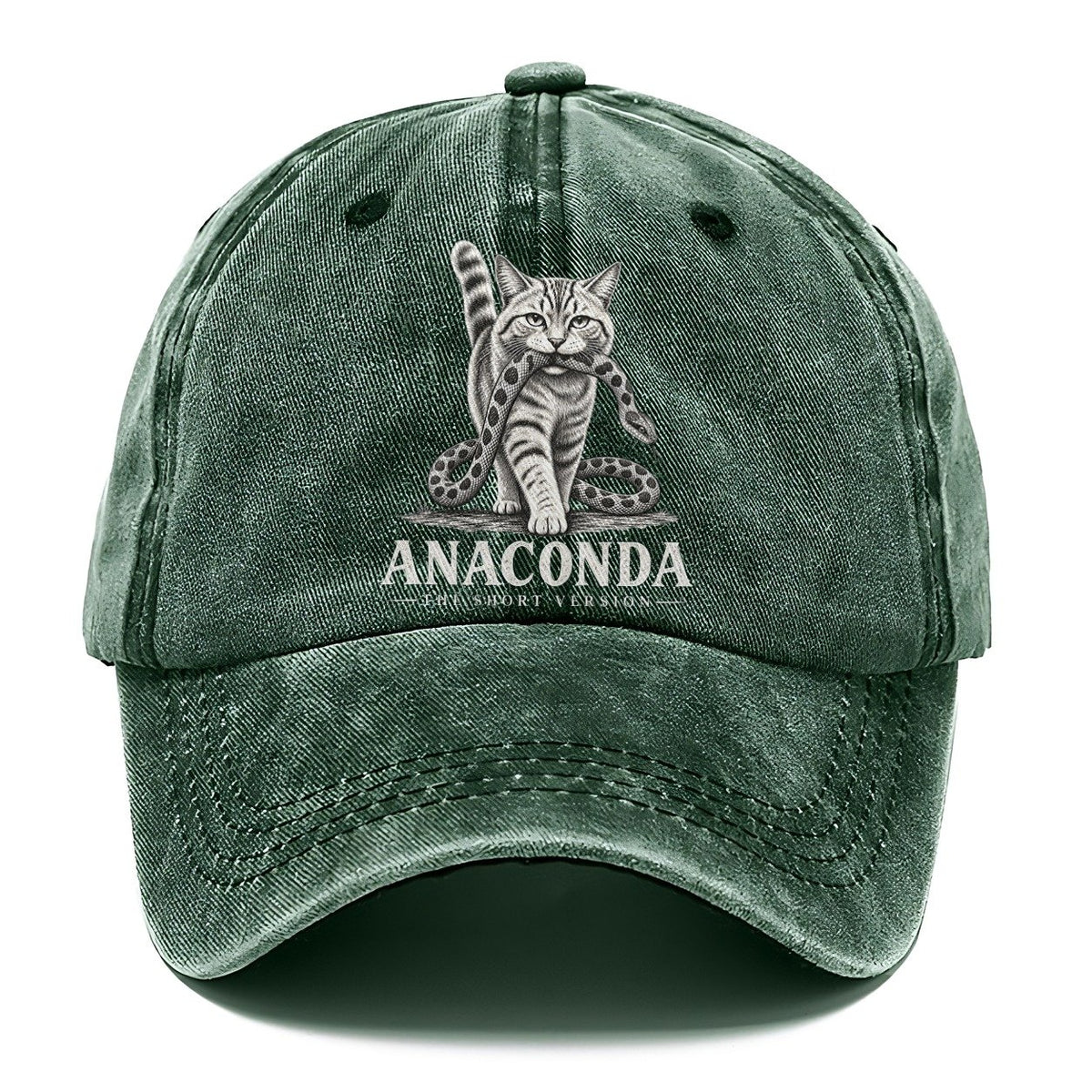 Anaconda Short Version Cats Classic Cap – Forest Mist