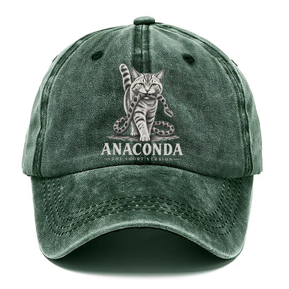 Anaconda Short Version Cats Classic Cap – Forest Mist