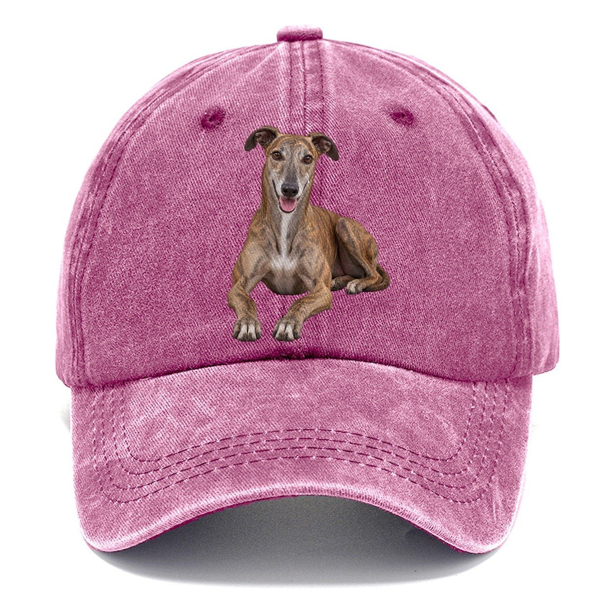 Greyhound Lying Down Top Breeds Classic Cap – Dusty Rose