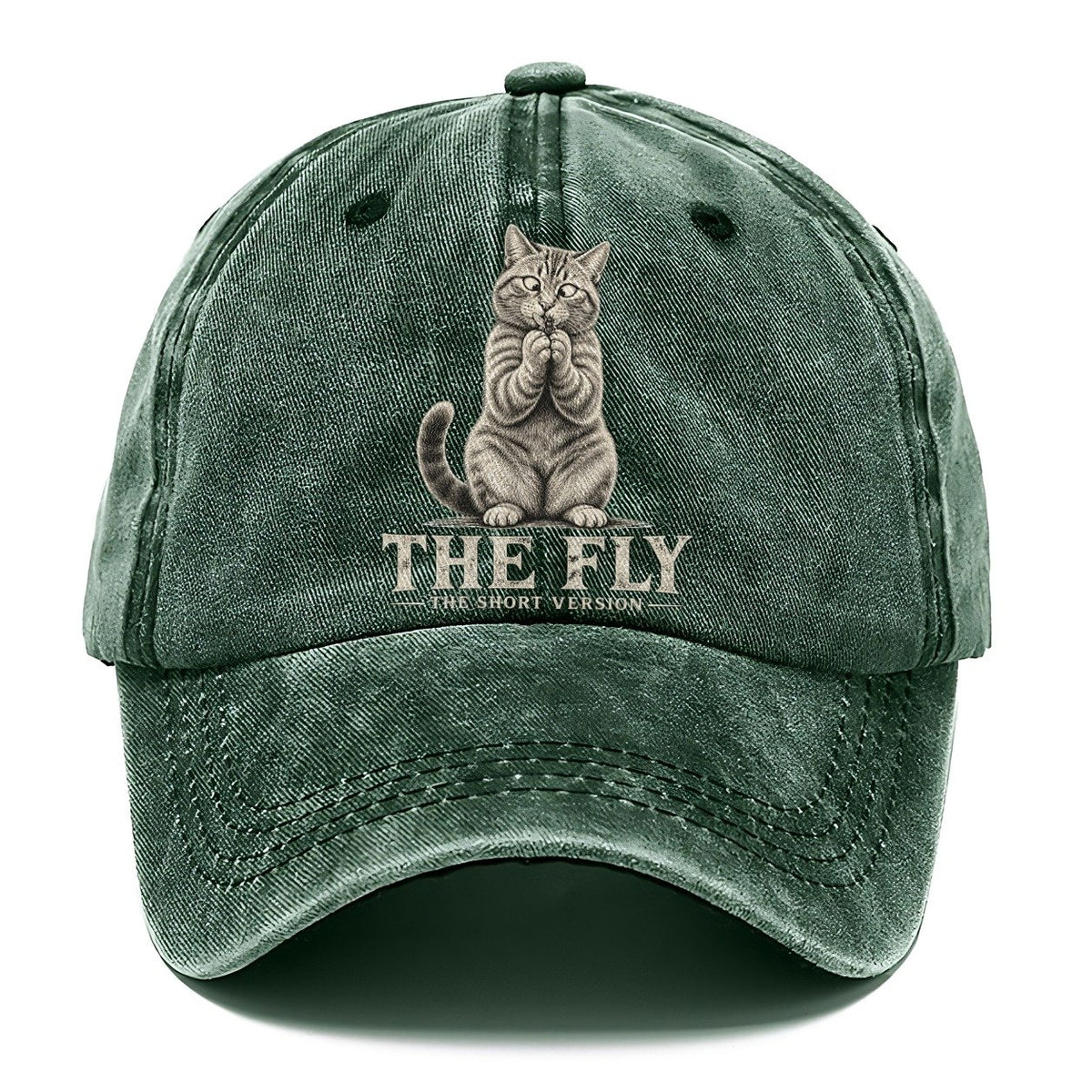The Fly Short Version Cats Classic Cap – Forest Mist