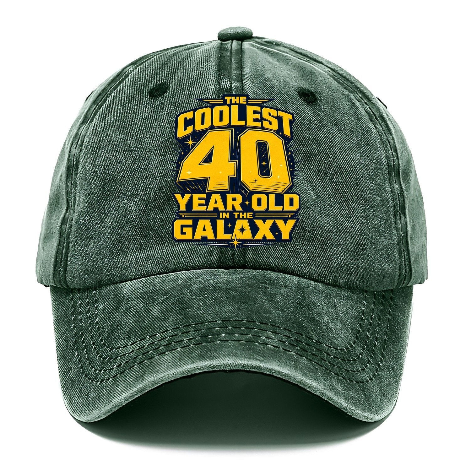 The Coolest 40 Year Old In The Galaxy Classic Cap – Forest Mist