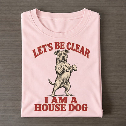 American Pit Bull Terrier Dog Declarations Classic T-shirt – Pink