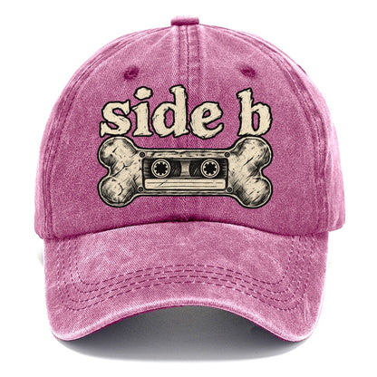 A Dog Bone Drawn As A Cassette Tape Bark For Me Classic Cap – Dusty Rose