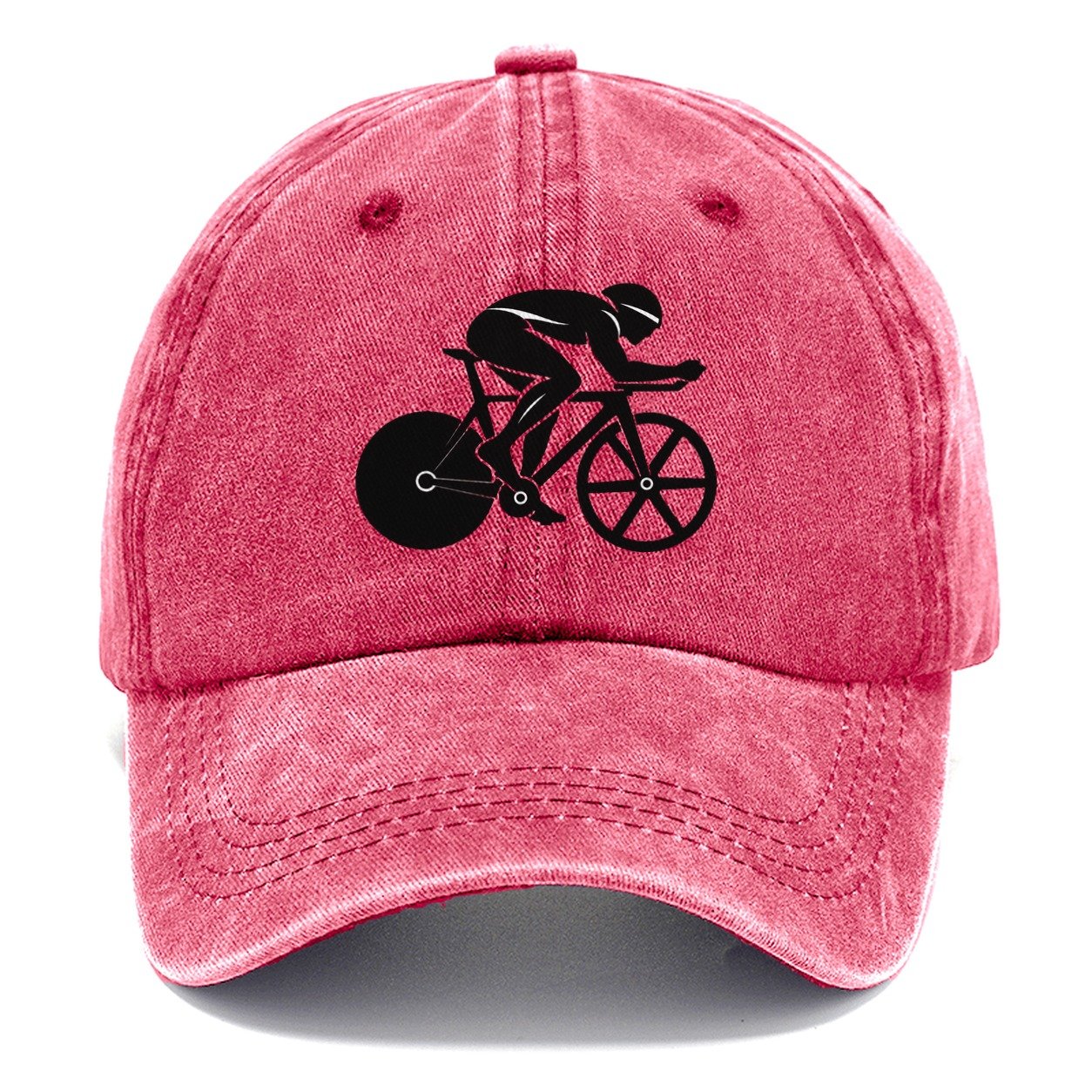 Velodrome Pursuit Racer Cycling Life Classic Cap – Pomegranate Blush