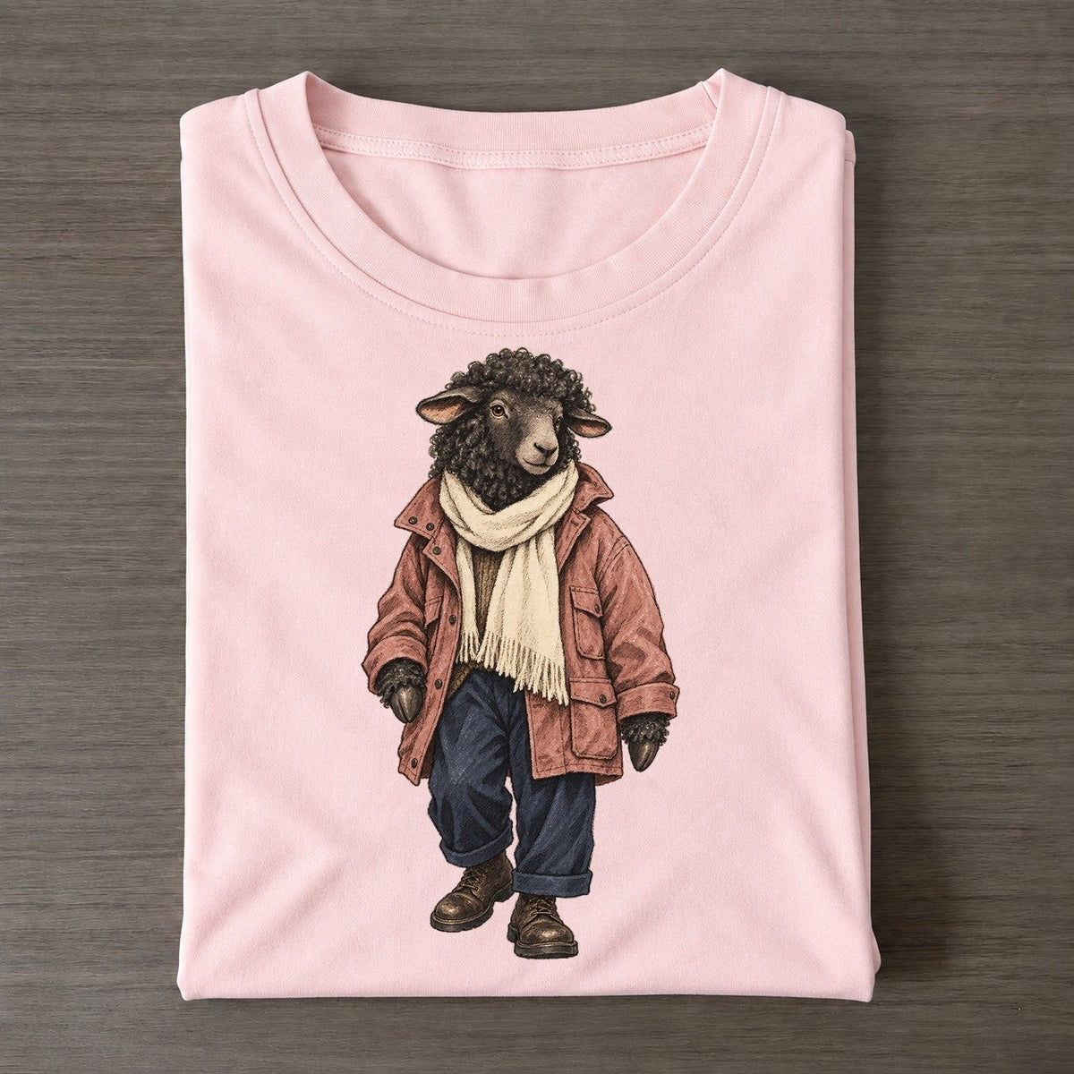 Black Sheep Wardrobe Portrait Wild Wardrobe Portraits Classic T-shirt – Pink