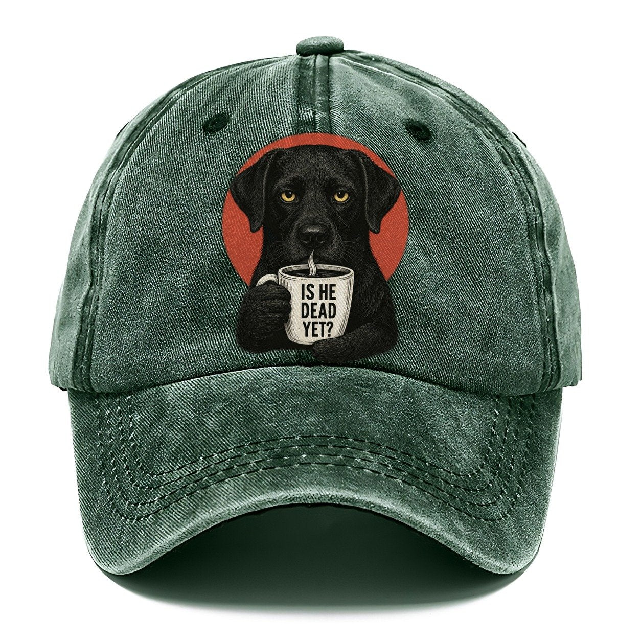Is He Dead Yet Dog Classic Cap – Forest Mist