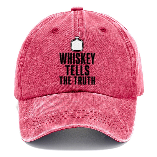 Whiskey Tells Truth Classic Cap – Pomegranate Blush