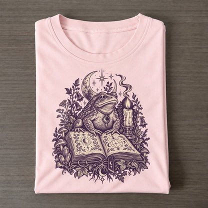 Toad On The Spellbook Midnight Haunt Classic T-shirt – Pink