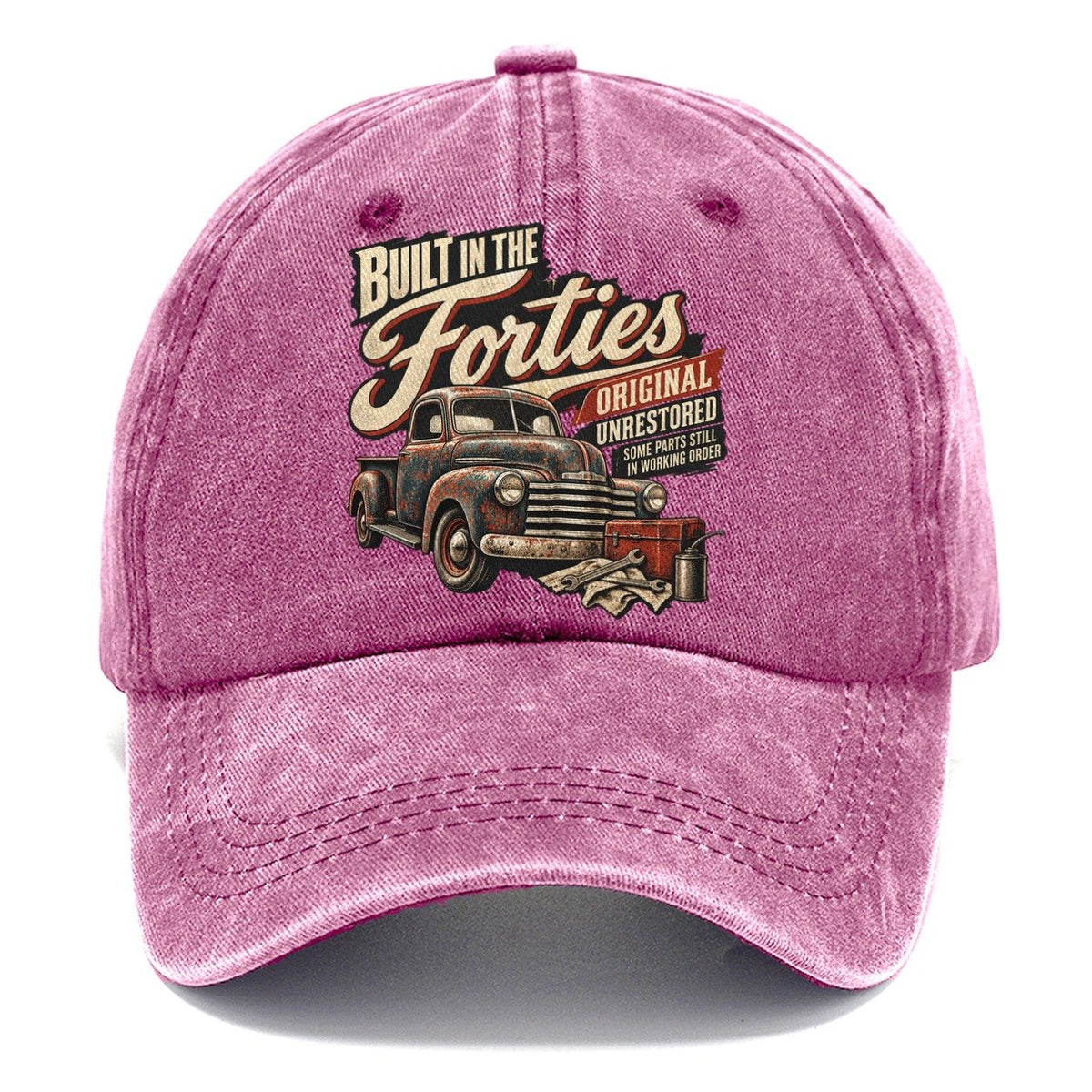 Built in the Forties Classic Cap – Dusty Rose