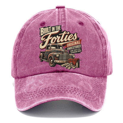 Built in the Forties Classic Cap – Dusty Rose