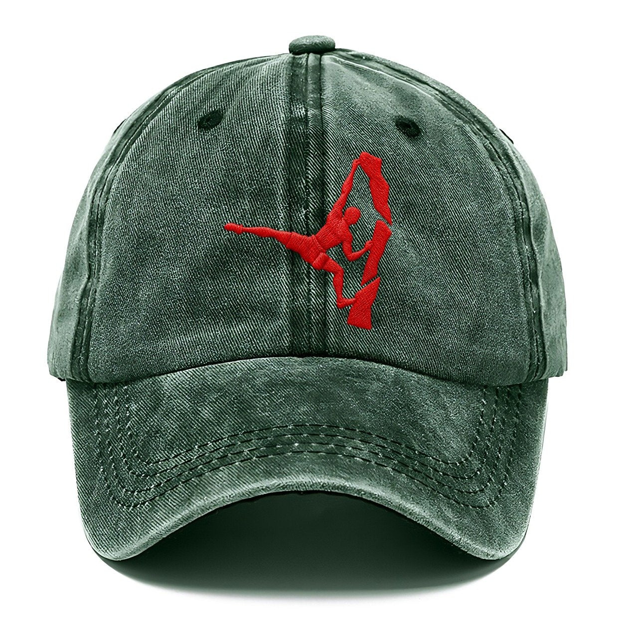 Rock Climber Flag Move Micro Motion Mark Classic Cap – Forest Mist