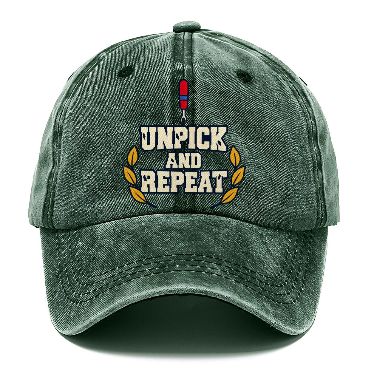 Unpick And Repeat Sewing And Quilting Classic Cap – Forest Mist