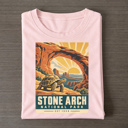 Stone Arch Nowhere National Parks Classic T-shirt – Pink