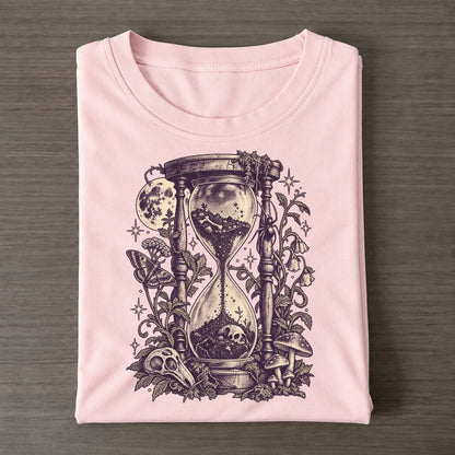 Graveyard Hourglass Midnight Haunt Classic T-shirt – Pink