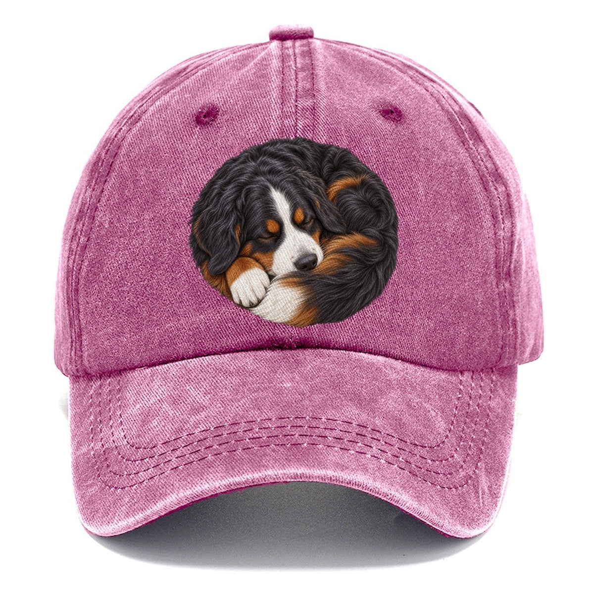 Bernese Round Hearth Nap Pastimes Companions Classic Cap – Dusty Rose