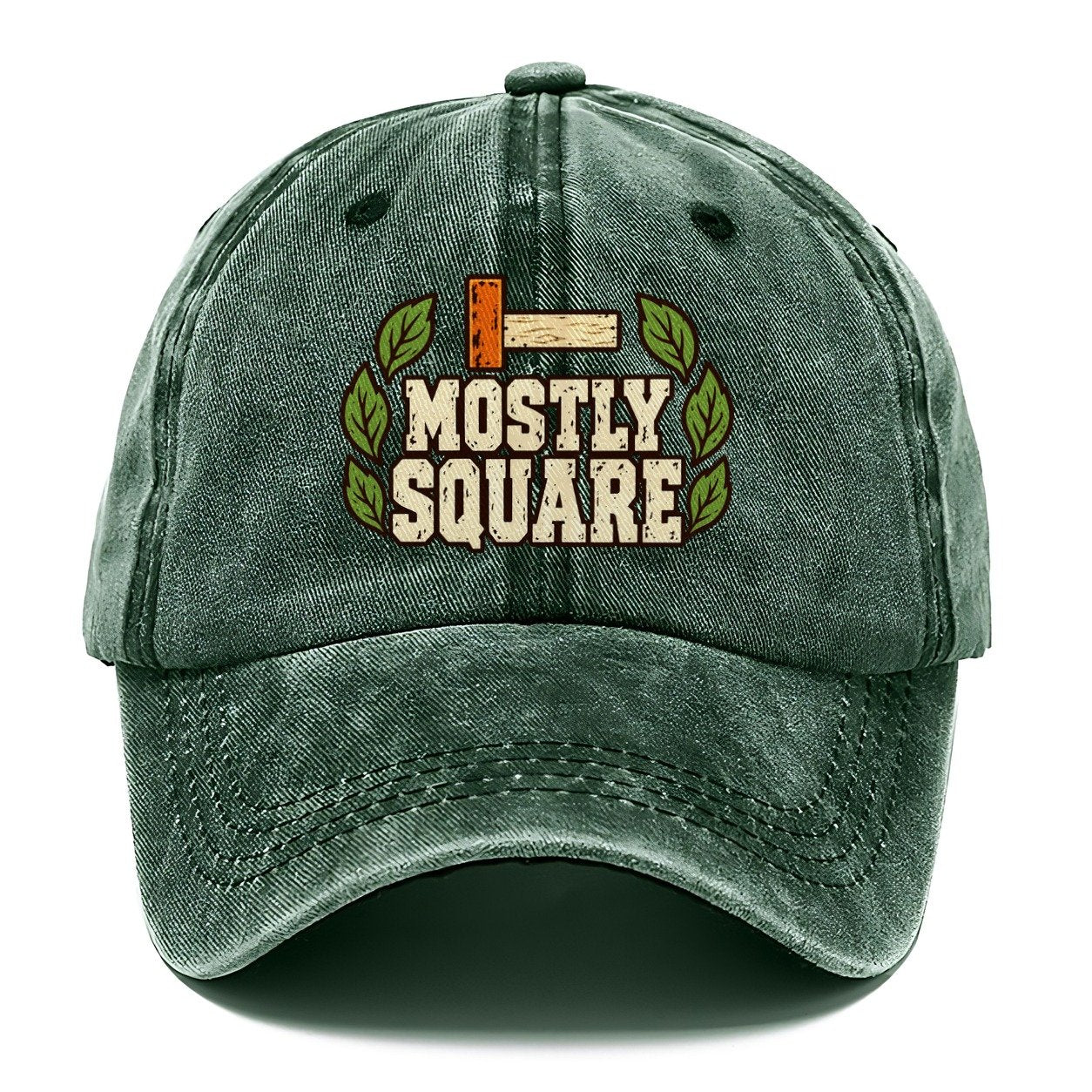 Mostly Square Woodworking Classic Cap – Forest Mist