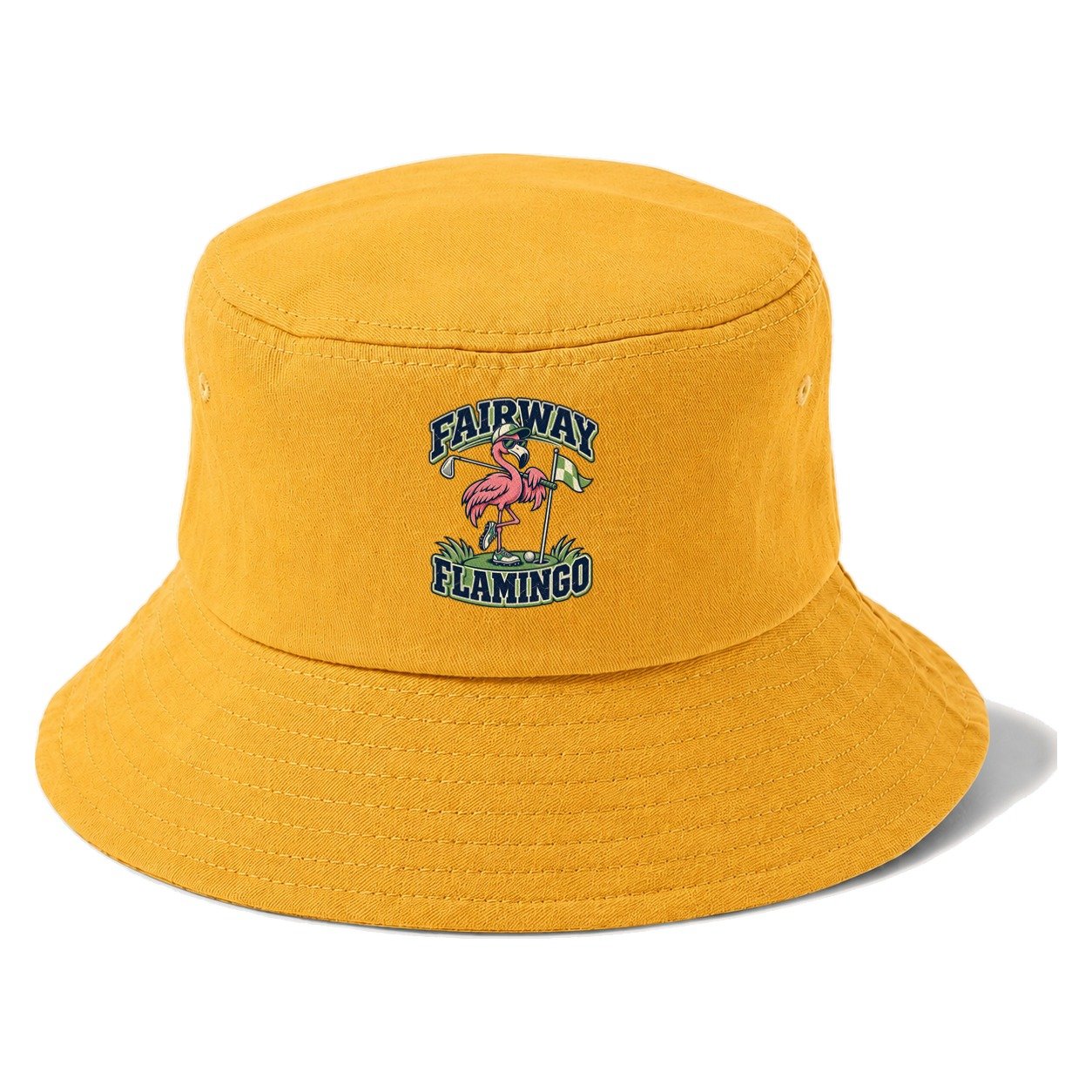 Fairway Flamingo Golf Life Bucket Hat – Golden Harvest