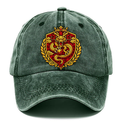 China Heraldic Crest Country Logos Classic Cap – Forest Mist