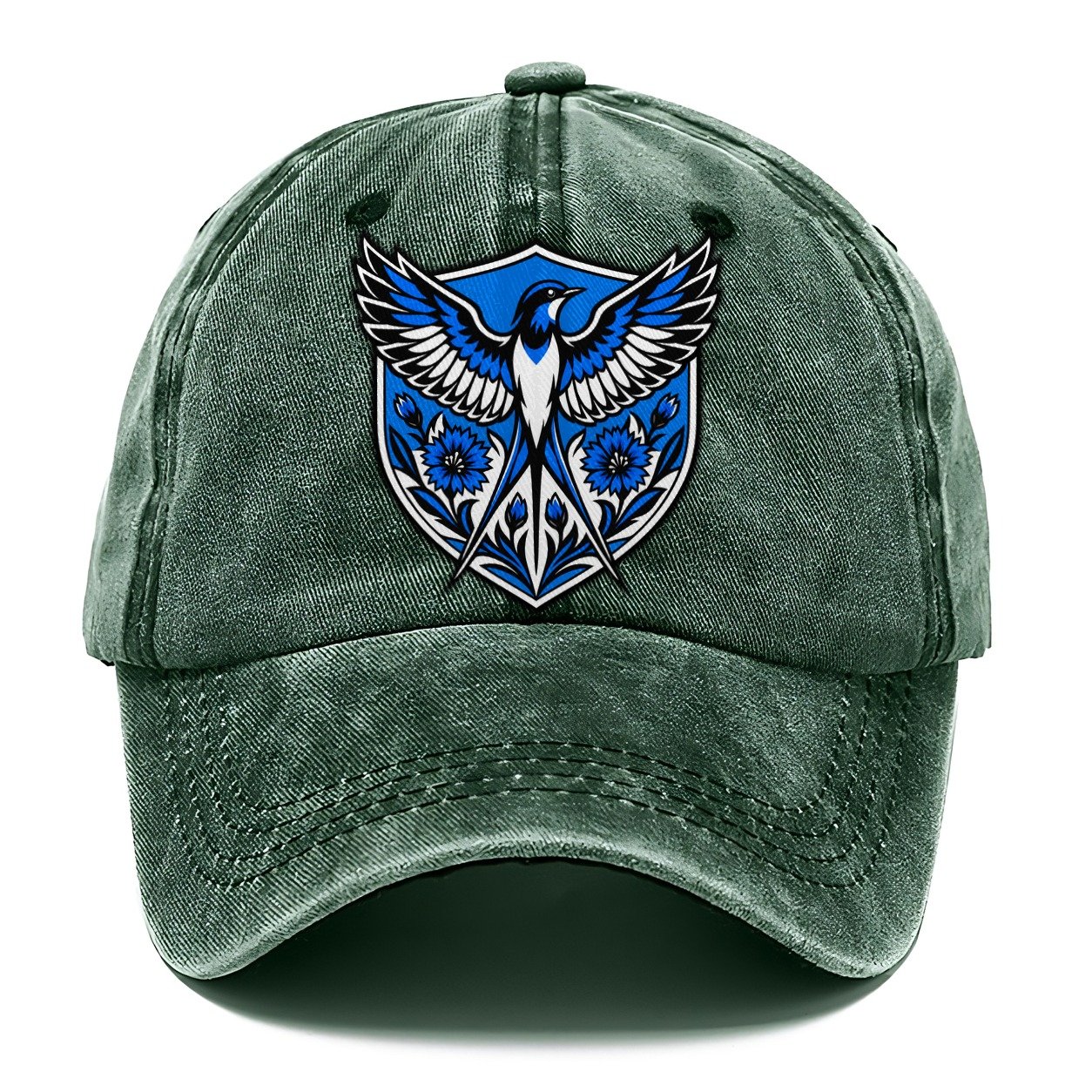 Estonia Minimal Emblem Country Logos Classic Cap – Forest Mist