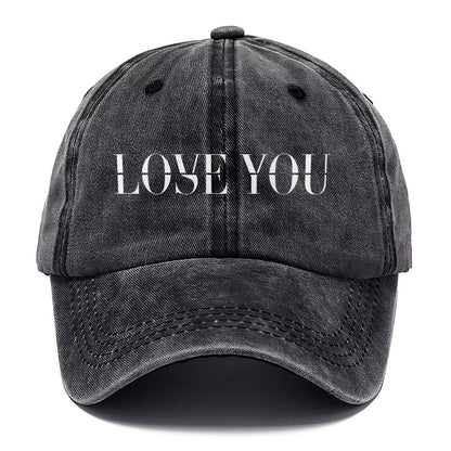 Love You Lose You Split Feelings Classic Cap – Graphite