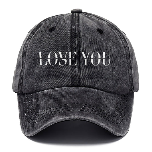 Love You Lose You Split Feelings Classic Cap – Graphite