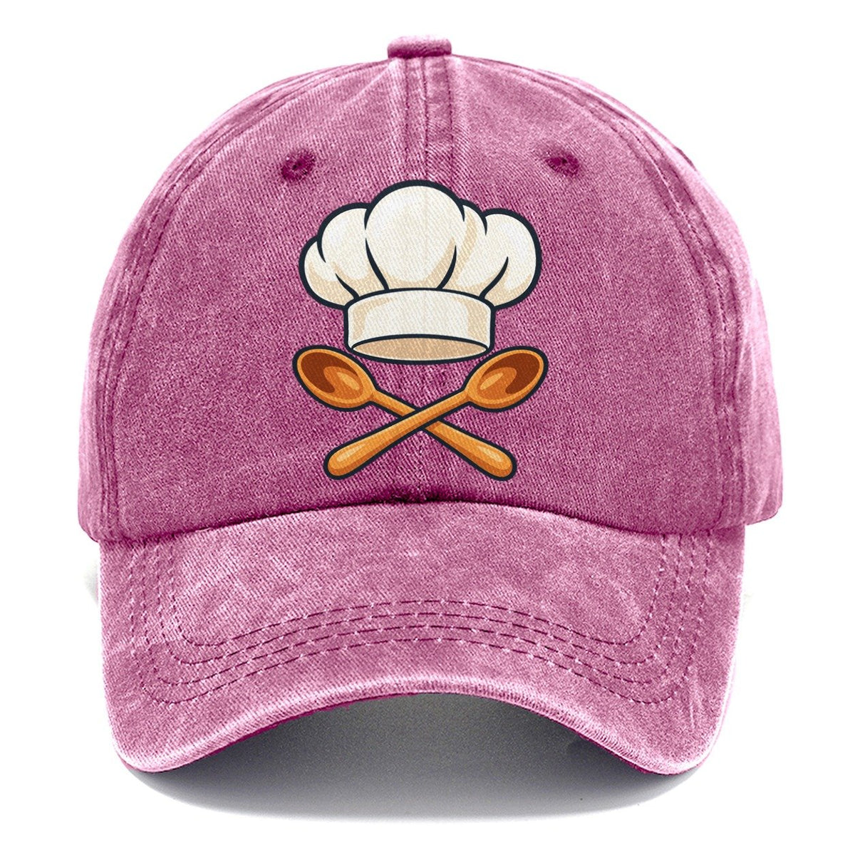 Reimagined Chef Hat & Crossed Spoons Classic Cap – Dusty Rose