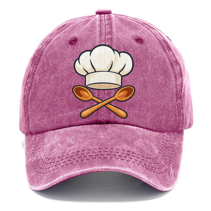 Reimagined Chef Hat & Crossed Spoons Classic Cap – Dusty Rose
