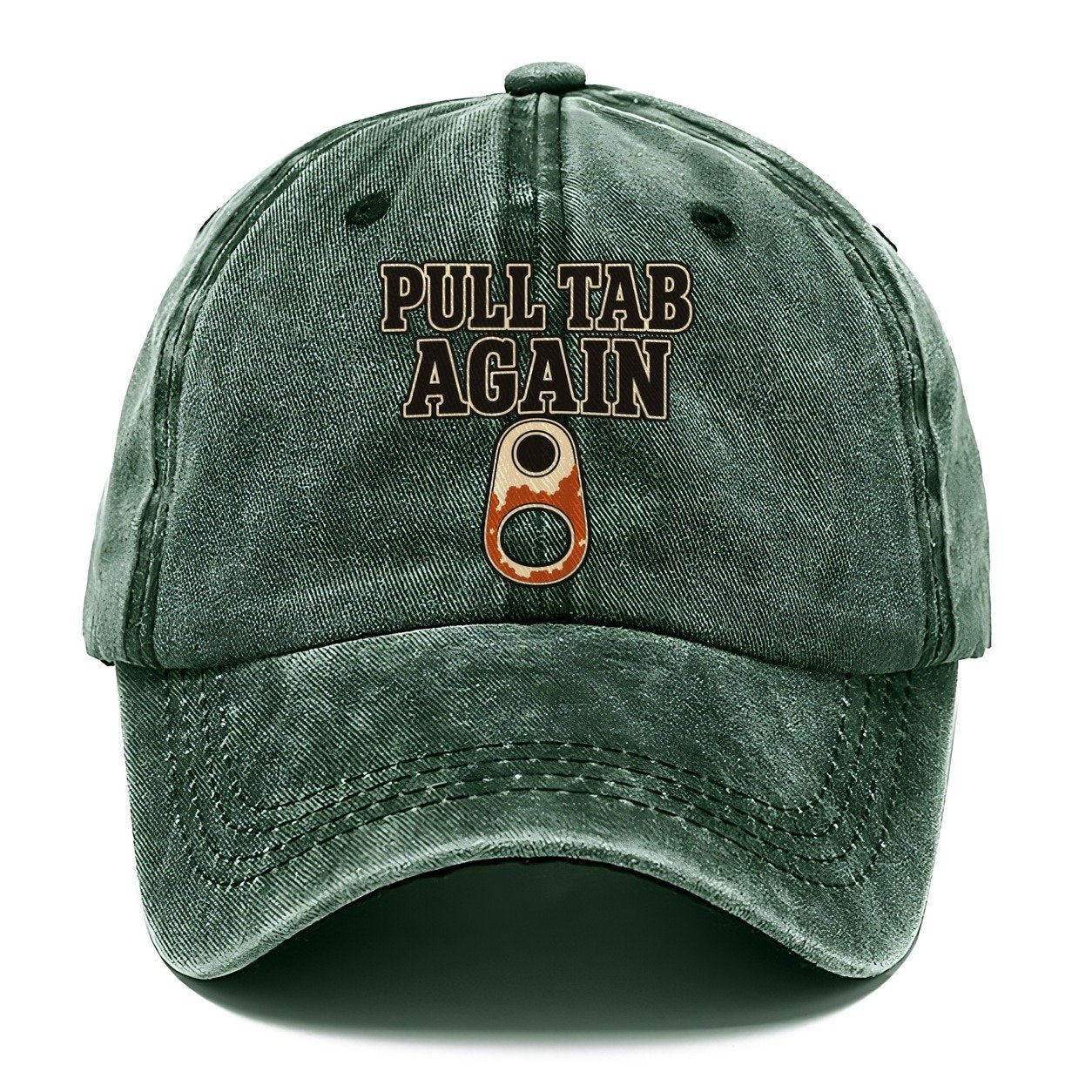 Pull Tab Again Treasure Hunting Classic Cap – Forest Mist