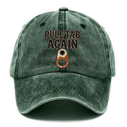 Pull Tab Again Treasure Hunting Classic Cap – Forest Mist