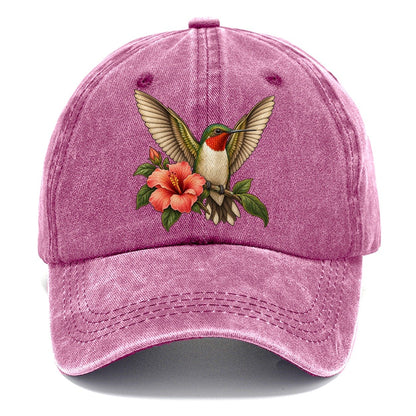 Hummingbird Morning Stretch Character Club Classic Cap – Dusty Rose