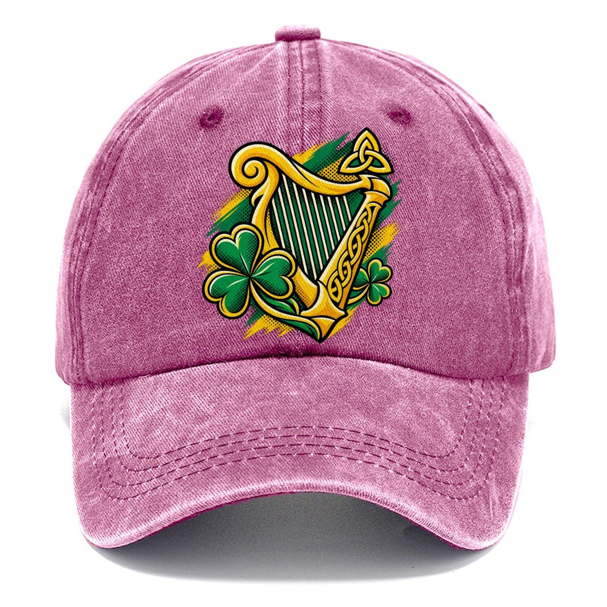 Ireland Pop Art Emblem Classic Cap – Dusty Rose