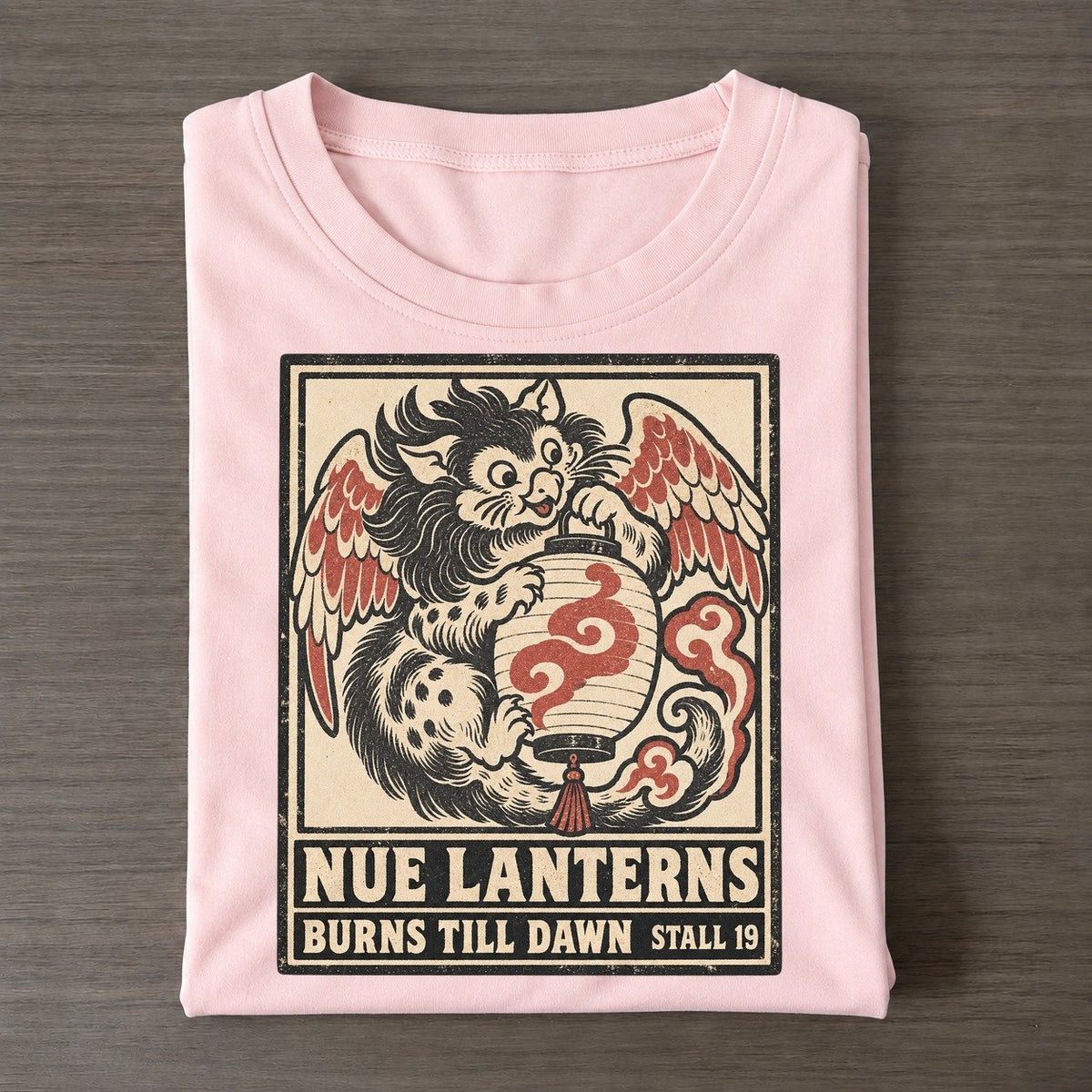 Nue Lanterns Yokai Night Market Classic T-shirt – Pink