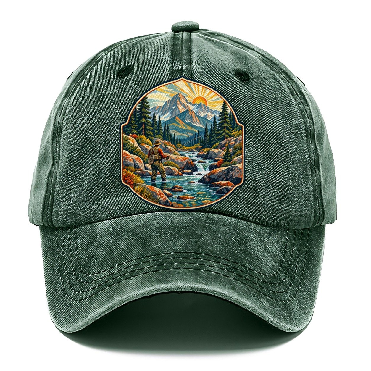 Mountain Creek Headwaters Fishing Club Classic Cap – Forest Mist