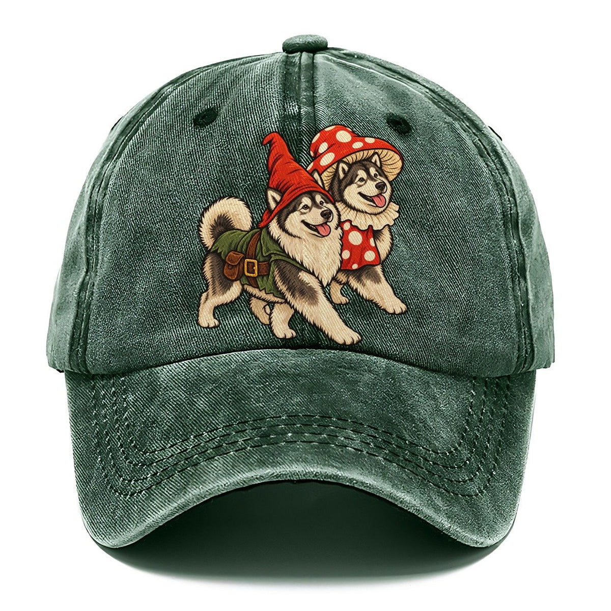 2 Alaskan Malamutes In Halloween Costumes Hdp 49 Parade Lineup Halloween Dog Parade Classic Cap – Forest Mist