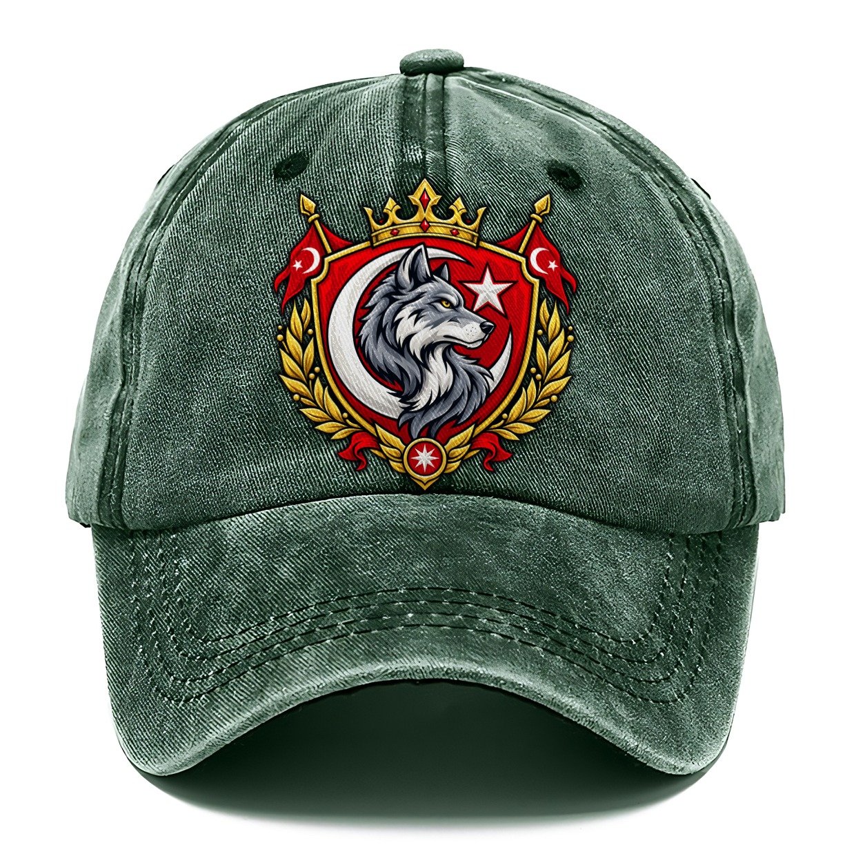 Turkey Heraldic Crest Country Logos Classic Cap – Forest Mist