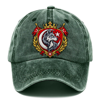 Turkey Heraldic Crest Country Logos Classic Cap – Forest Mist
