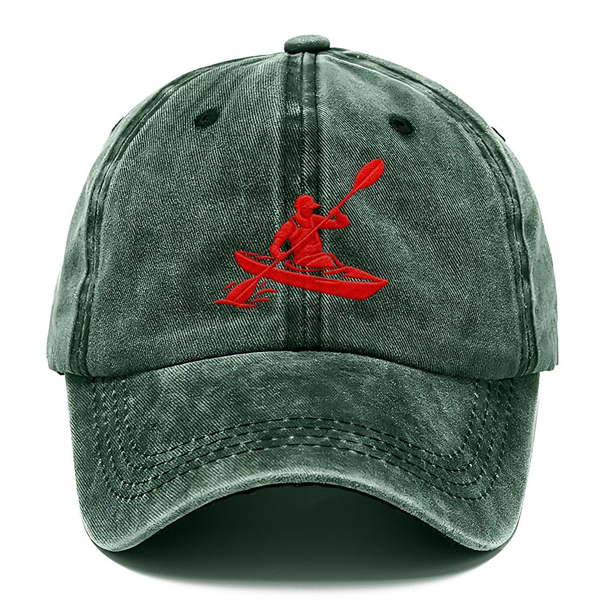 Kayaker Forward Stroke Micro Motion Mark Classic Cap – Forest Mist