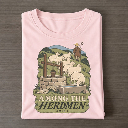 Among The Herdmen The Counting Gate Classic T-shirt – Pink