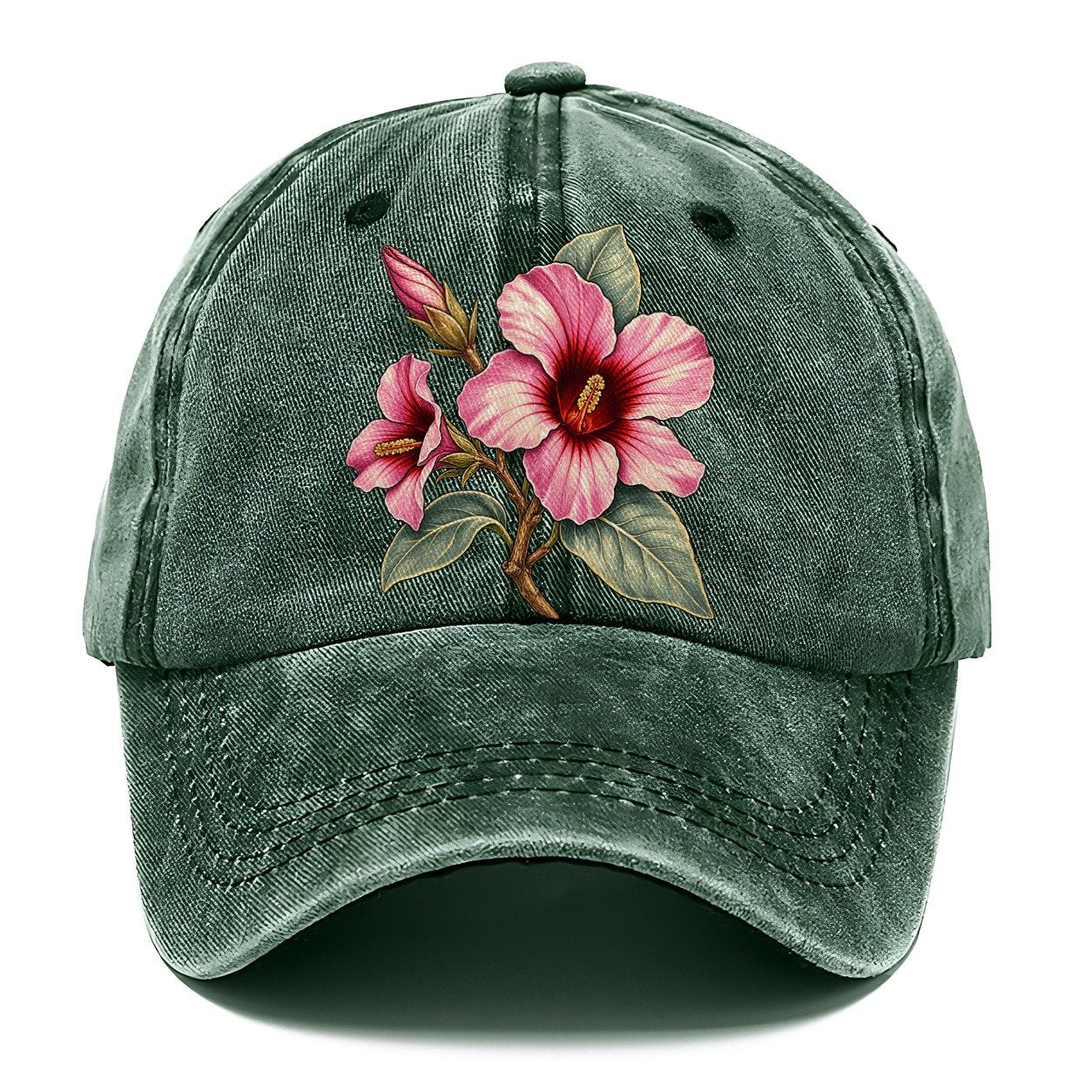 Northern Territory Sturt Desert Rose Australia Cultural Icons Classic Cap – Forest Mist
