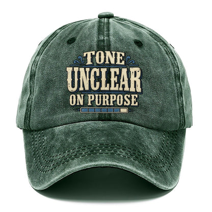Tone Unclear On Purpose American Wit Classic Cap – Forest Mist