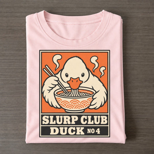Duck Shio Slurp Club Classic T-shirt – Pink