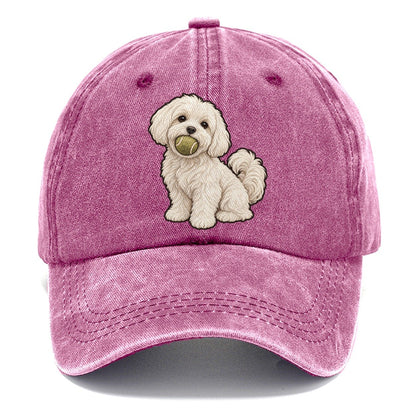 Maltese Tennis Ball Fan Favorites Classic Cap – Dusty Rose