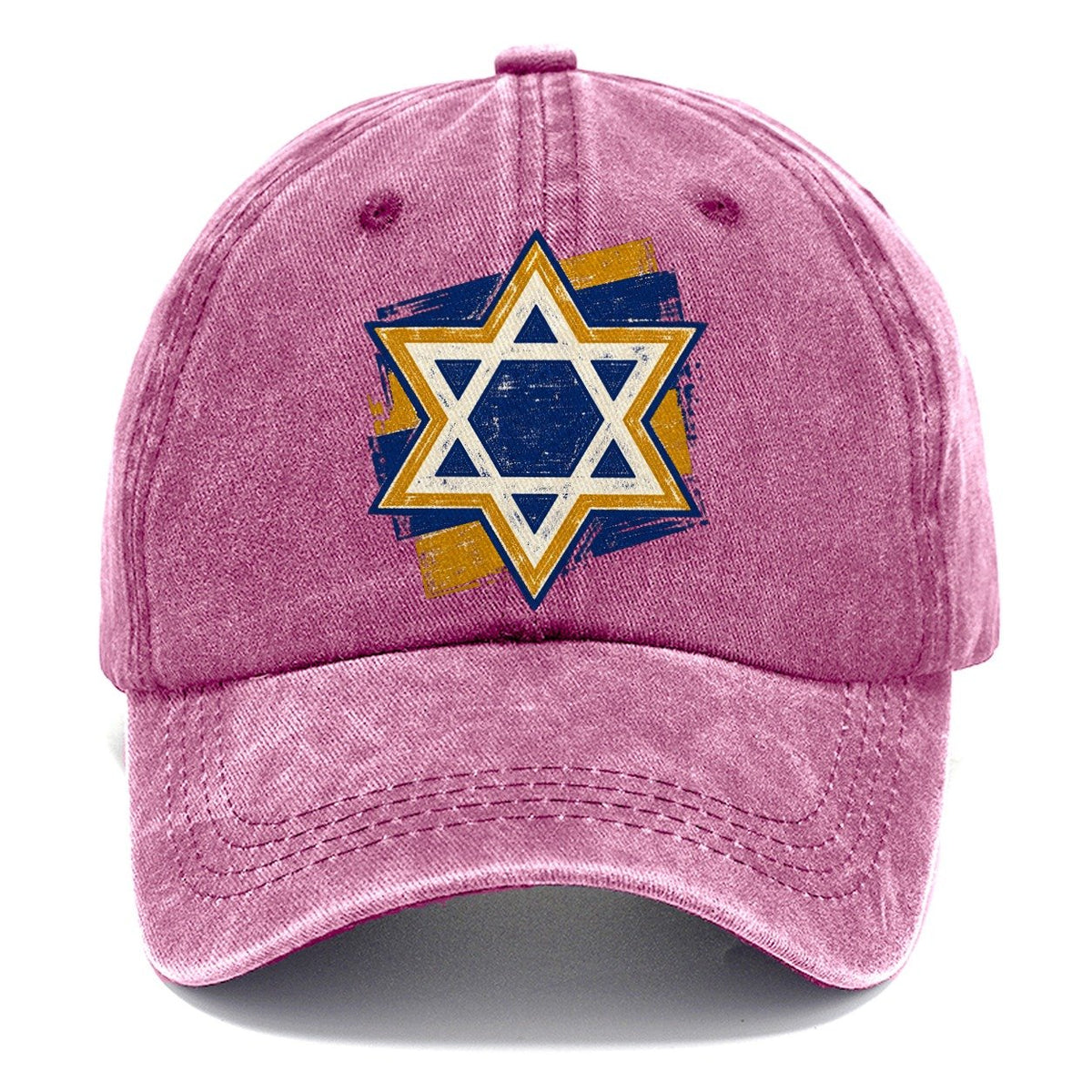 Handcrafted Star of David Classic Cap – Dusty Rose